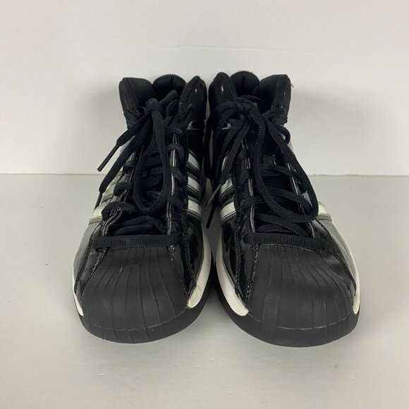 Adidas Pro Model TC Basketball Shoes Mens 8.5 Team Color Black White Shell Toe - Picture 4 of 14